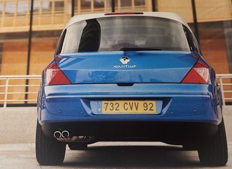 Renault Avantime specifications (2001-2003)