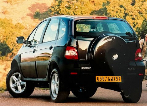 Renault Scénic rx4 specifications (1996-2003) Renault Scénic I specifications (1996-2003)