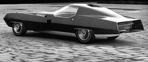 Cadillac XP-840 Eldorado Fastback 1965 rear Cadillac XP-840 Eldorado Fastback