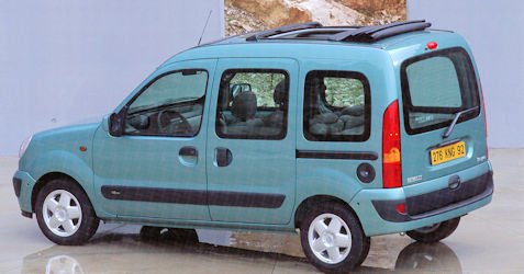 Renault Kangoo I rear (1997-2010) Renault Kangoo I Specifications (1997-2010)
