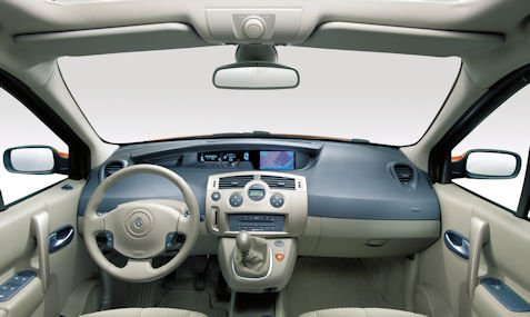Renault Scénic II dash view Renault Scénic II Repair Manual (2003-2009)