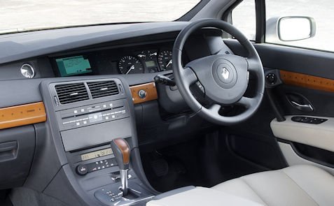 Renault Vel Satis dash view (2002-2009) Renault Vel Satis Repair Manuals (2002-2009)