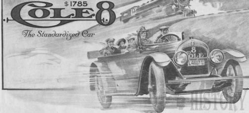 Cole V8 Series Cars from 1915 to 1925