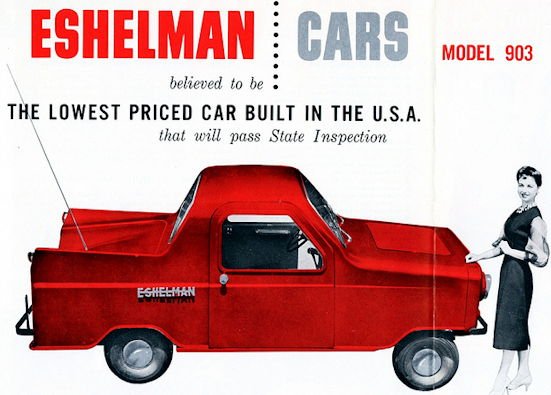 Eshelman Automotive manufacturer of Baltimore Maryland; United States from 1953 to 1961.