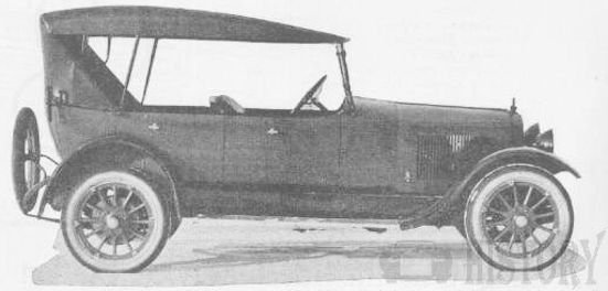 Huffman Bros. Motor Co touring car 1920 Huffman Bros. Motor Co Automotive manufacturer of Elkhart, Indiana,United States from 1919 to 1925.