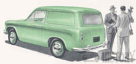 Commer Cob Van from 1956 to 1965