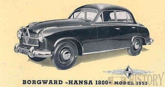 Borgward Hansa  1949 to 1954