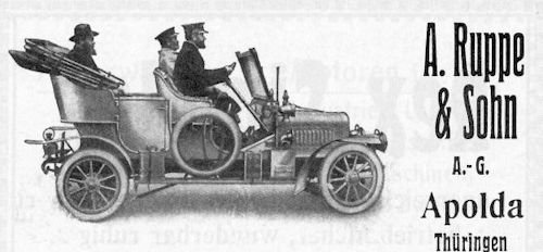 A. Ruppe & Sohn from 1910 to 1912