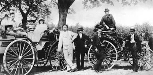 Carl Benz Theodor Baron von Liebieg in 1894 Motor Car
