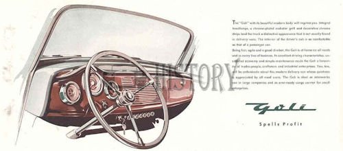 Goliath Goli motor car history