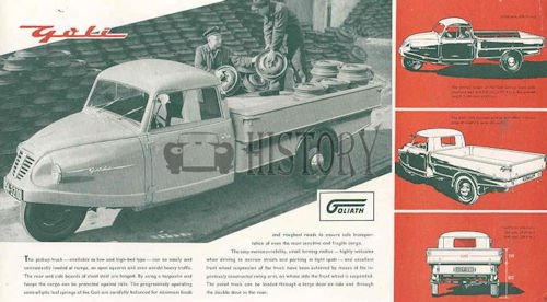 Goliath Goli 3 wheel pick up truck