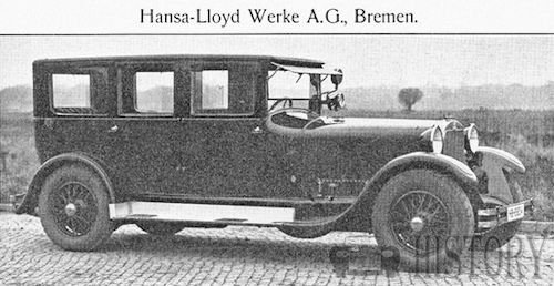 Hansa-Lloyd Werke 20-100 car