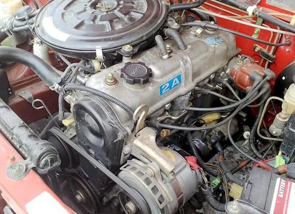 Toyota 2A Engine range and history