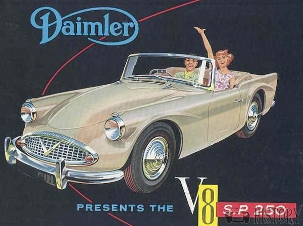 1961 Daimler SP250 dart.