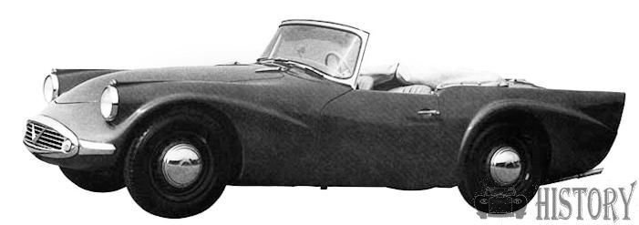 Daimler Dart SP250 side view