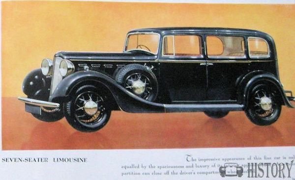 Hillman Twenty-70 & 16 h.p. seven seater limousine