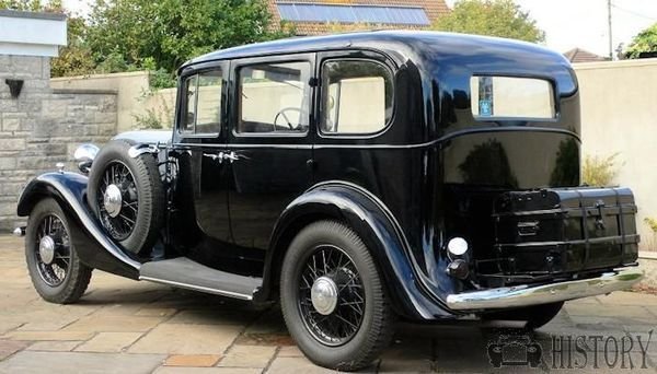Hillman Twenty-70. rear view 1935