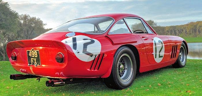 Ferrari 330 Le Mans Berlinetta rear view
