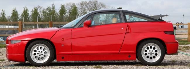 1989 Alfa Romeo SZ Coupe by Zagato side-view