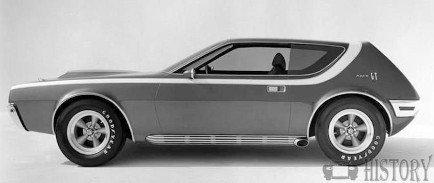 AMC AMX-GT concept car side view