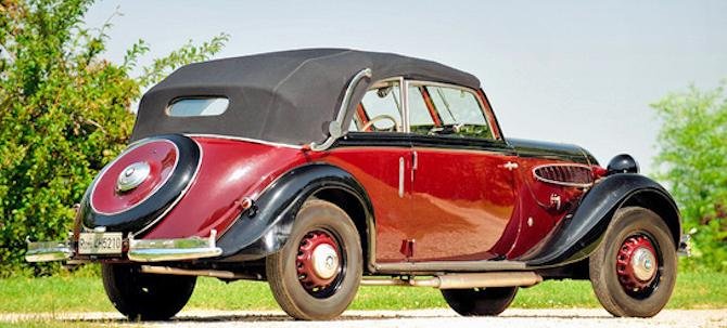 BMW 326 2-door cabriolet rear view
