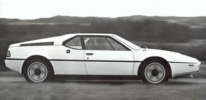 BMW M1 1978 side view