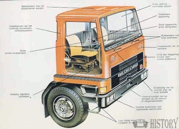 Bedford TM truck cab