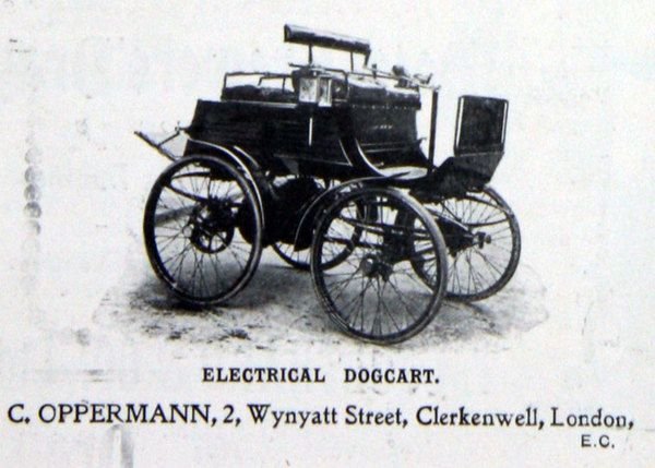 Oppermann Electric cars Oppermann Electric Carriage Co motor car history