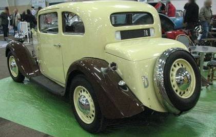 1934 Delage D4 rear view