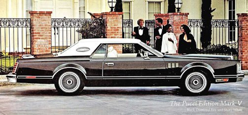 Lincoln Continental Mark V specifications Designer Series