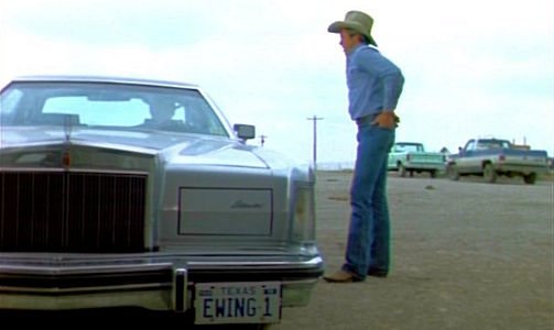 Lincoln Continental Mark V In the TV series Dallas,