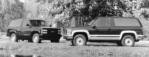 GMC Yukon 1st Gen Technical details and specifications  (1992-1999)