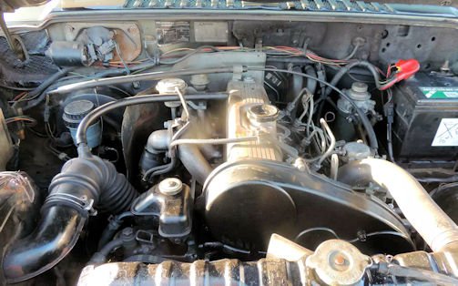 diesel engine Mitsubishi Pajero Shogun 1st Gen (1982-1991)