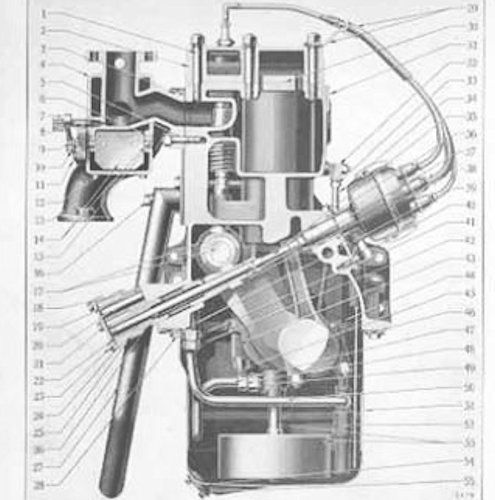 Plymouth Deluxe PD engine