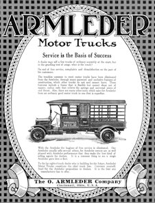 Otto Armleder Co Cincinnati, Ohio,Commercial vehicle manufacturer USA 1909-1936