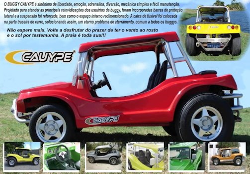 Cauype Cia. do buggy Ceará , Brazil from 2003 to 2007