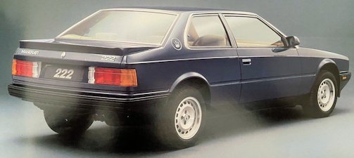 Maserati 222 Technical details (1988-1990)