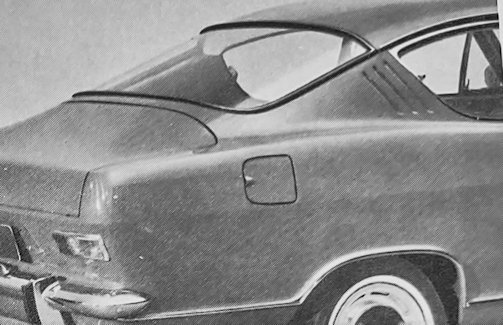 Opel-Kadett the rear quater gills