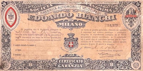 Bianchi (IVF Fabbrica Italiana Velocipedi Edoardo Bianchi)