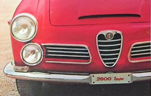 Alfa-Romeo 2600 Spider Carrozzeria Touring (1962-1965)