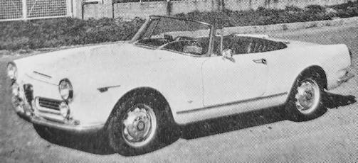 Alfa-Romeo 2600 Touring Spider Technical details 