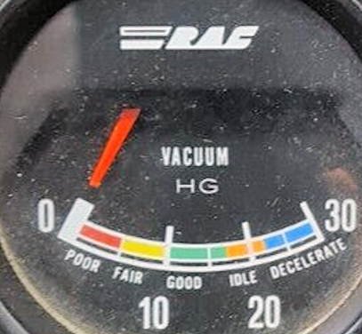 Why Vacuum or performance gauges are useful for seeing the condition of your engine.