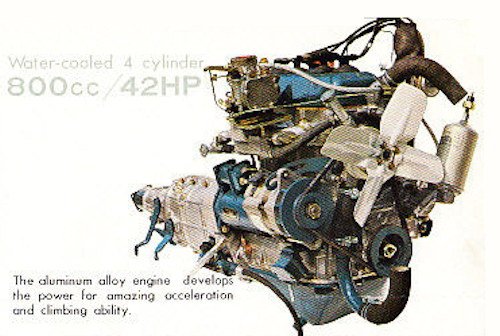 Mazda Familia 1st Generation Technical details 800 1000