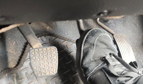 When the brakes feel spongy or pedal travels to far