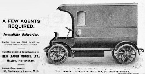 New Leader Motors Limited  Carmakers manufactured in Apsley Nottinghamshire Great Britain