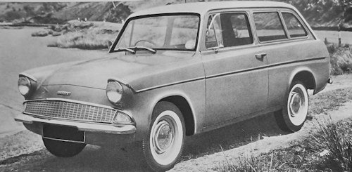 Ford Anglia 105E Technical details (1959-1968)