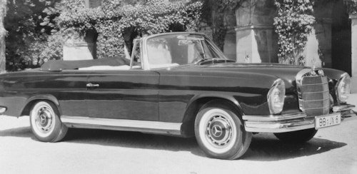 Mercedes Benz W111 W112 history Coupe and Cabriolet