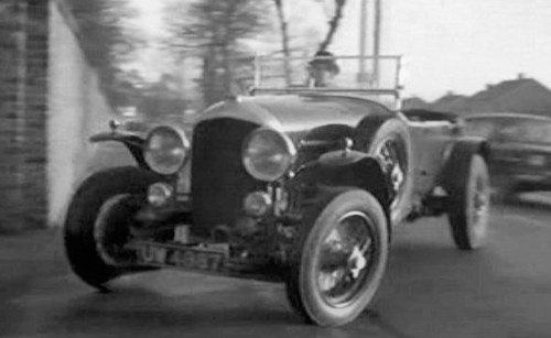 Steeds Bentley 4.5 Litre in the 1960s Avengers TV Series.