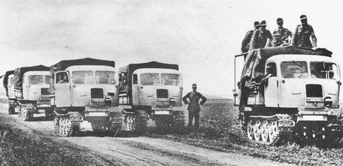 Steyr 470 track truck WW2 history