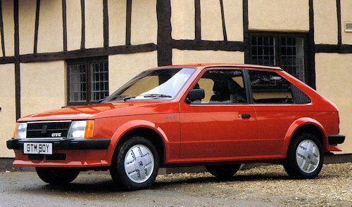 Vauxhall Astra GTE MK1  Technical details (1983-1984)